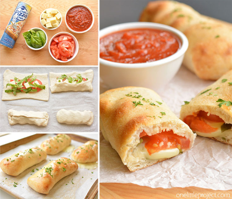 Easy Cheesy Homemade Pizza Pockets