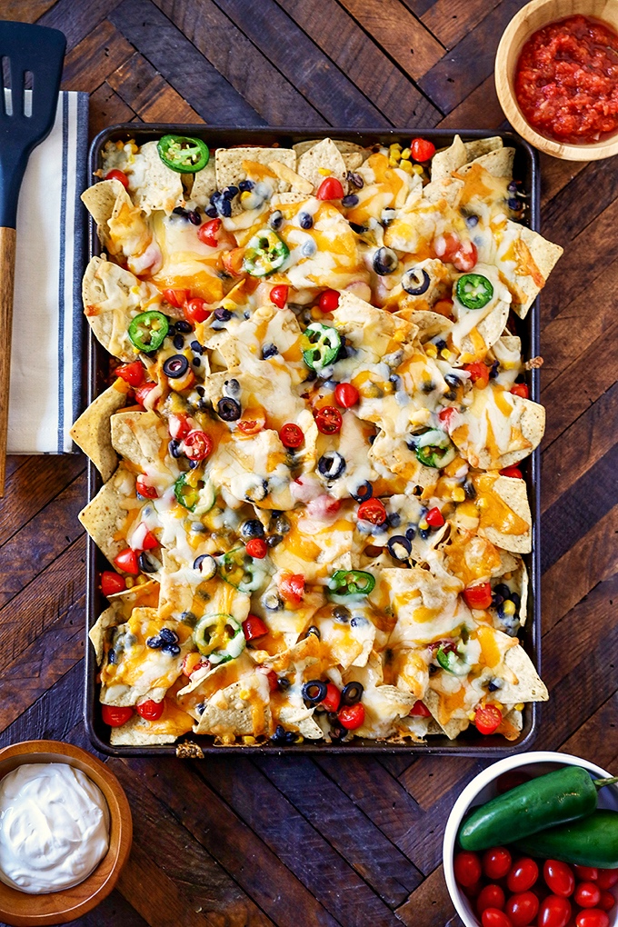 Loaded Sheet Pan Nachos