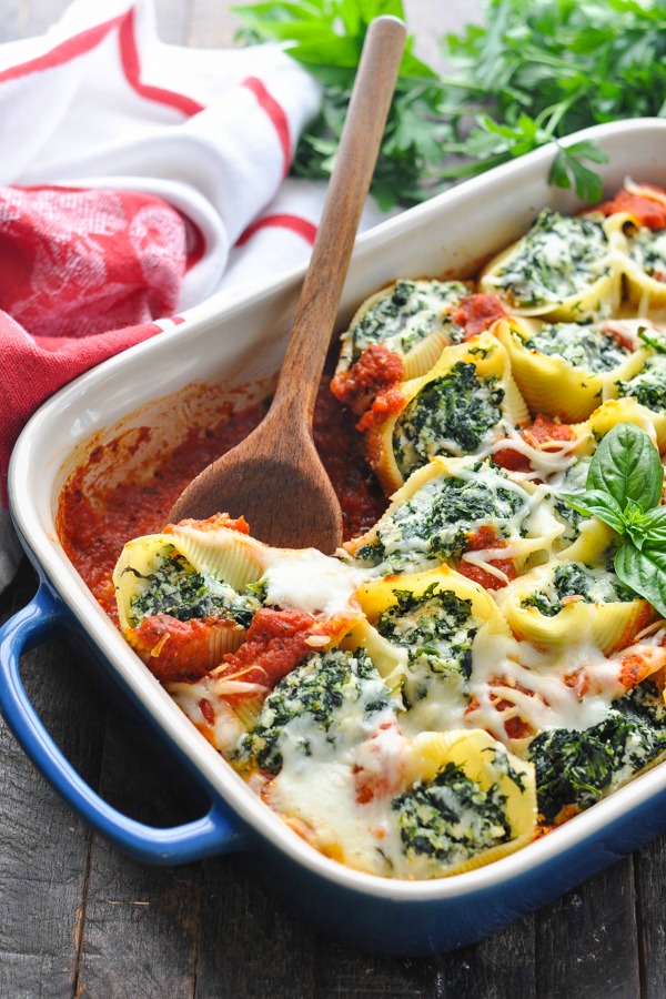 Spinach Stuffed Shells