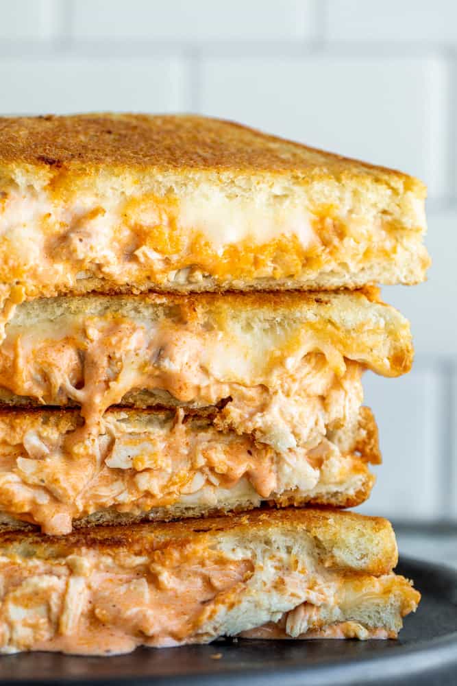 BUFFALO CHICKEN GRILLED CHEESE RECIPE