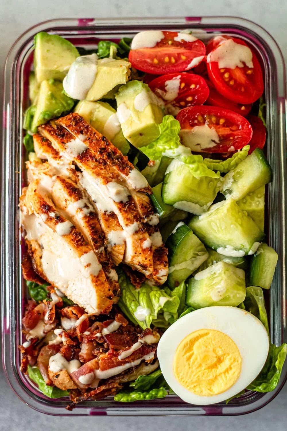 Meal Prep Cobb Salad recipe