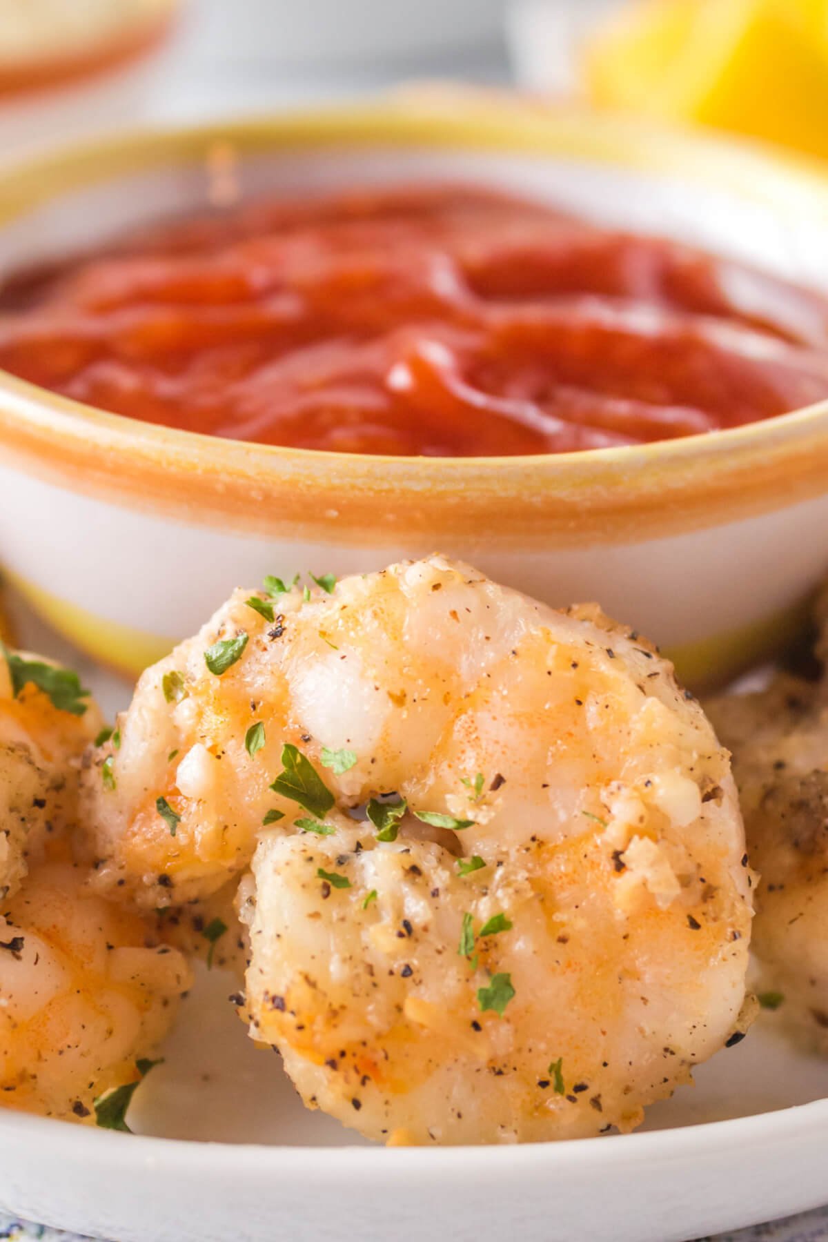 AIR FRYER GARLIC PARMESAN SHRIMP