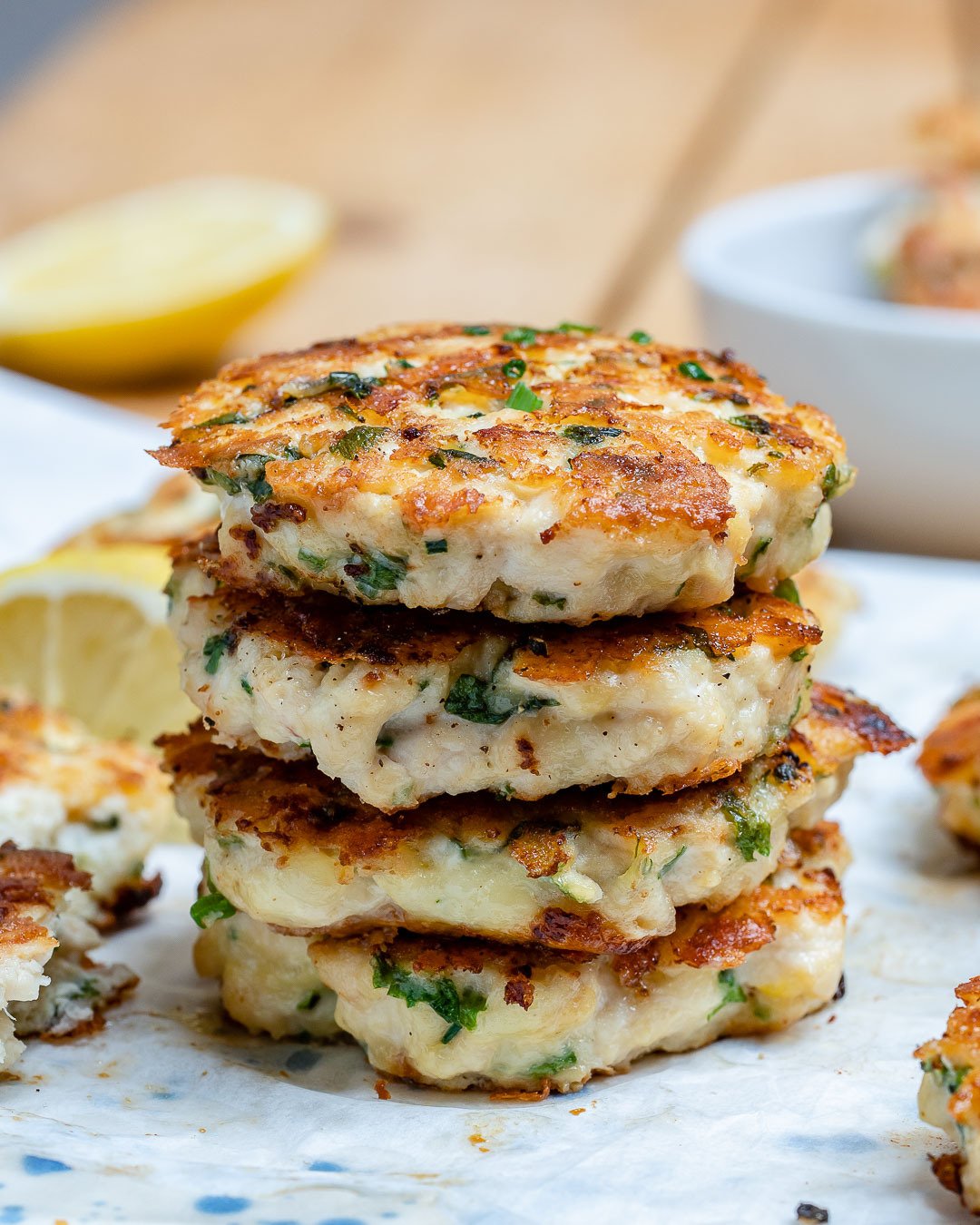 Cheesy Chicken Fritters Recipe – Easy Keto Recipe