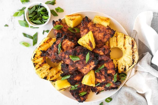 Healthy Grilled Pineapple Chicken