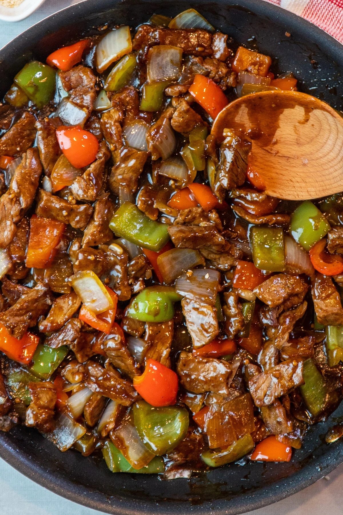 Takeout Worthy Chinese Pepper Steak Recipe