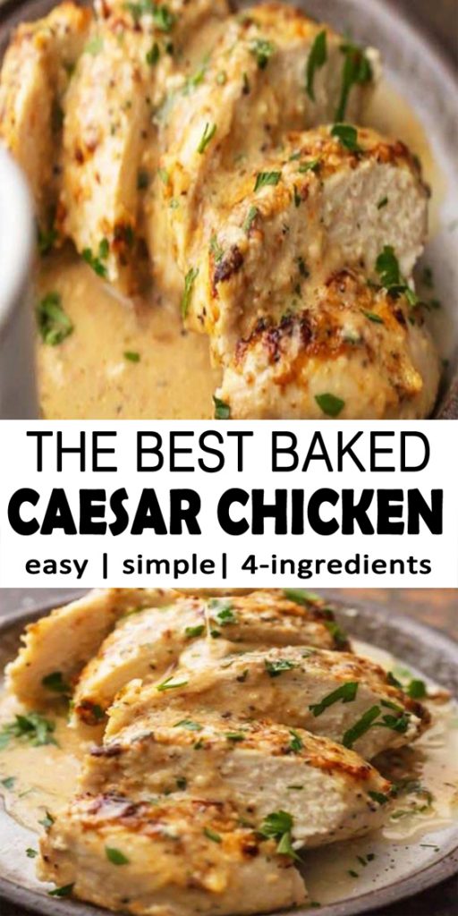 Baked Caesar Chicken