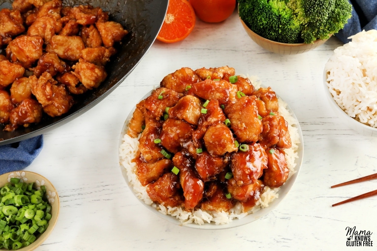 Gluten-Free Orange Chicken {Dairy-Free}