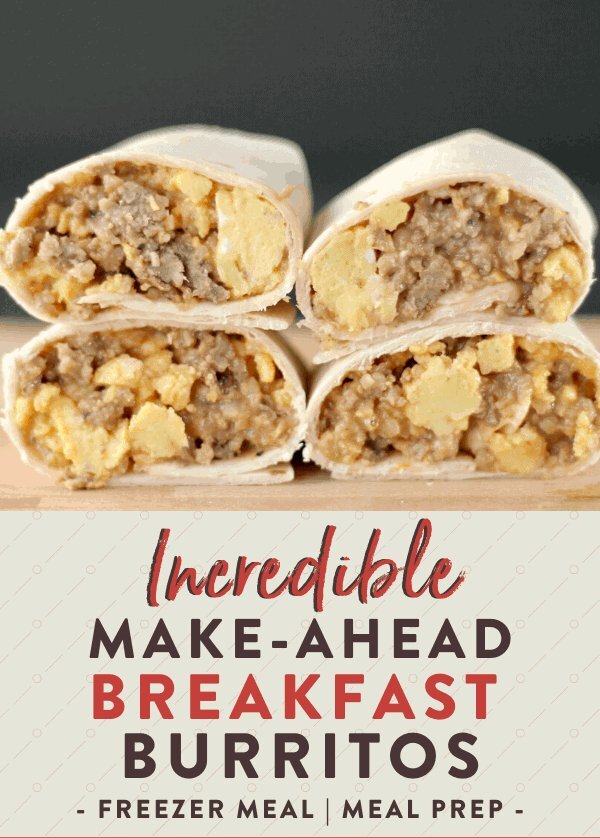 Make Ahead Breakfast Burritos