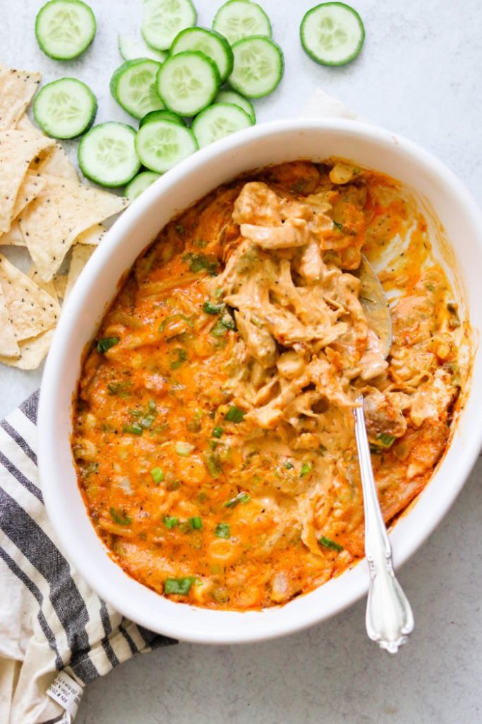 Healthy and Whole30 Buffalo Chicken Dip