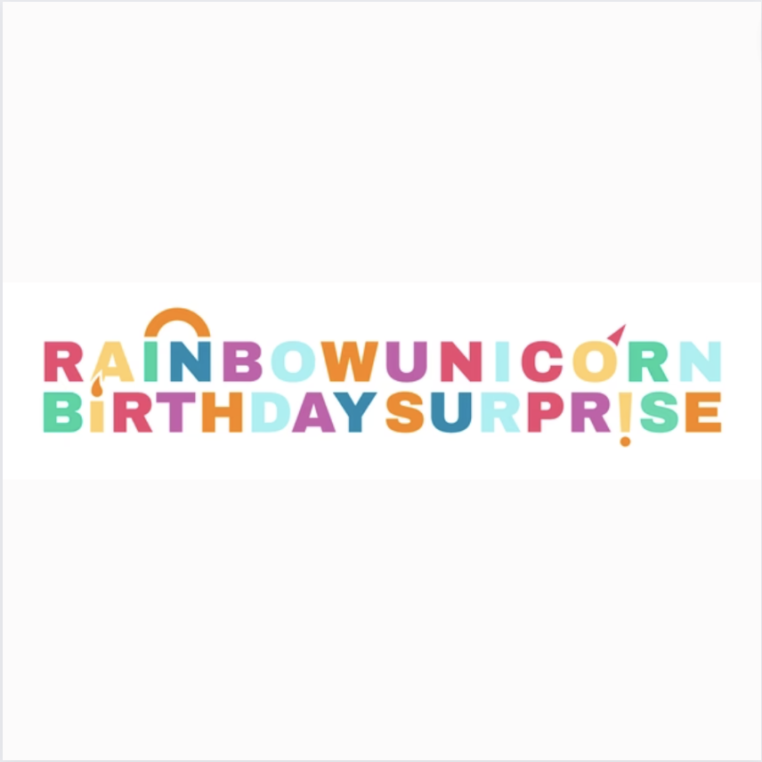 Rainbow Unicorn Birthday Surprise Coupons